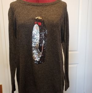 Never Worn, Ricki's Charcoal Pengin Sweater